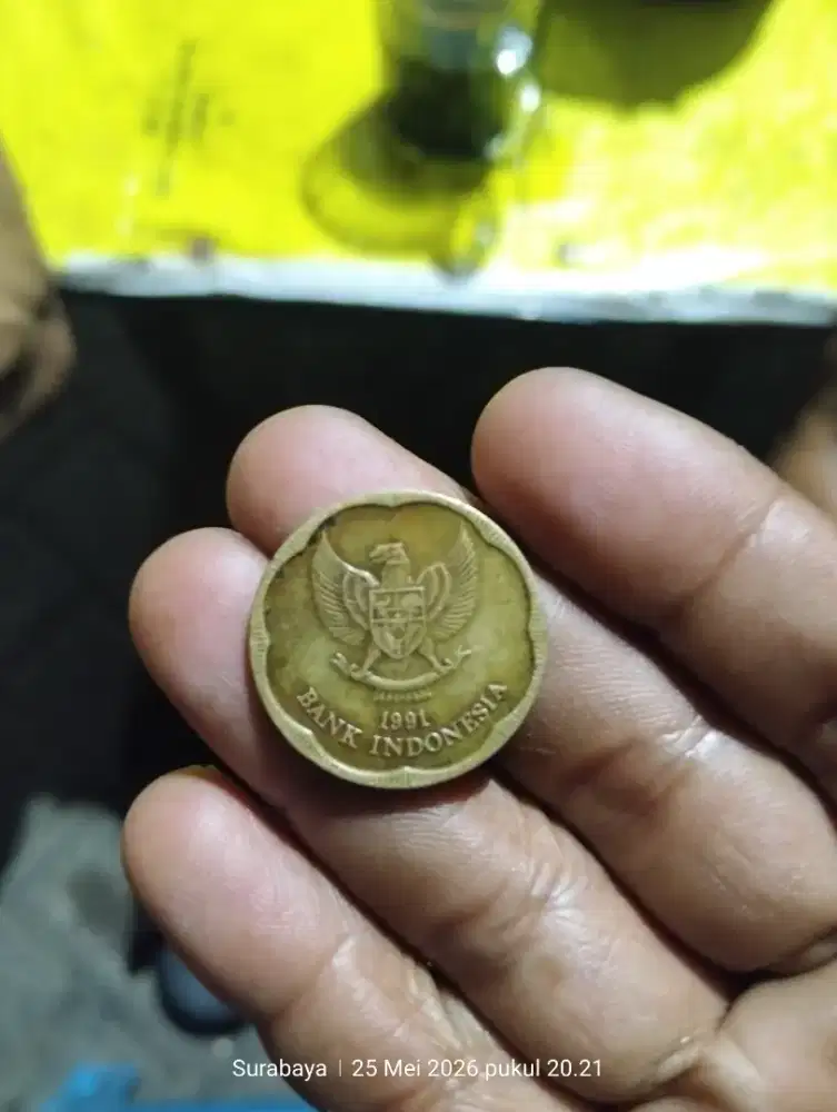 Punya orang koin Rp 500 . Th 1991