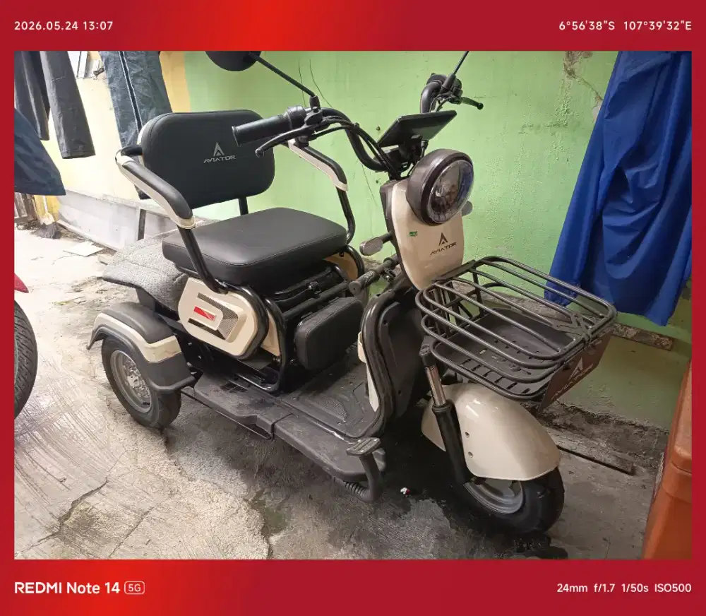 Jual Sepeda Listrik Aviator roda 3 second