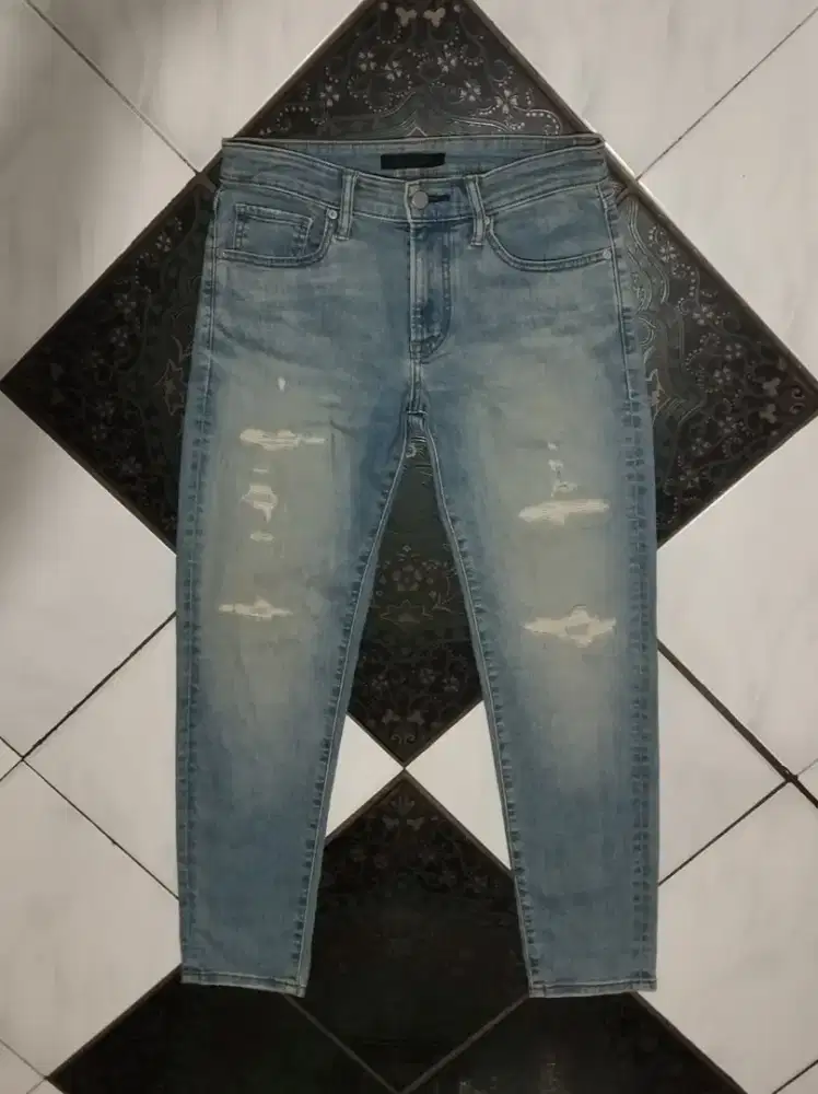 Jeans Uniqlo ripped stretch
