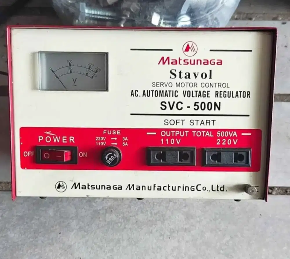 Stabilizer matsunaga 500 watt