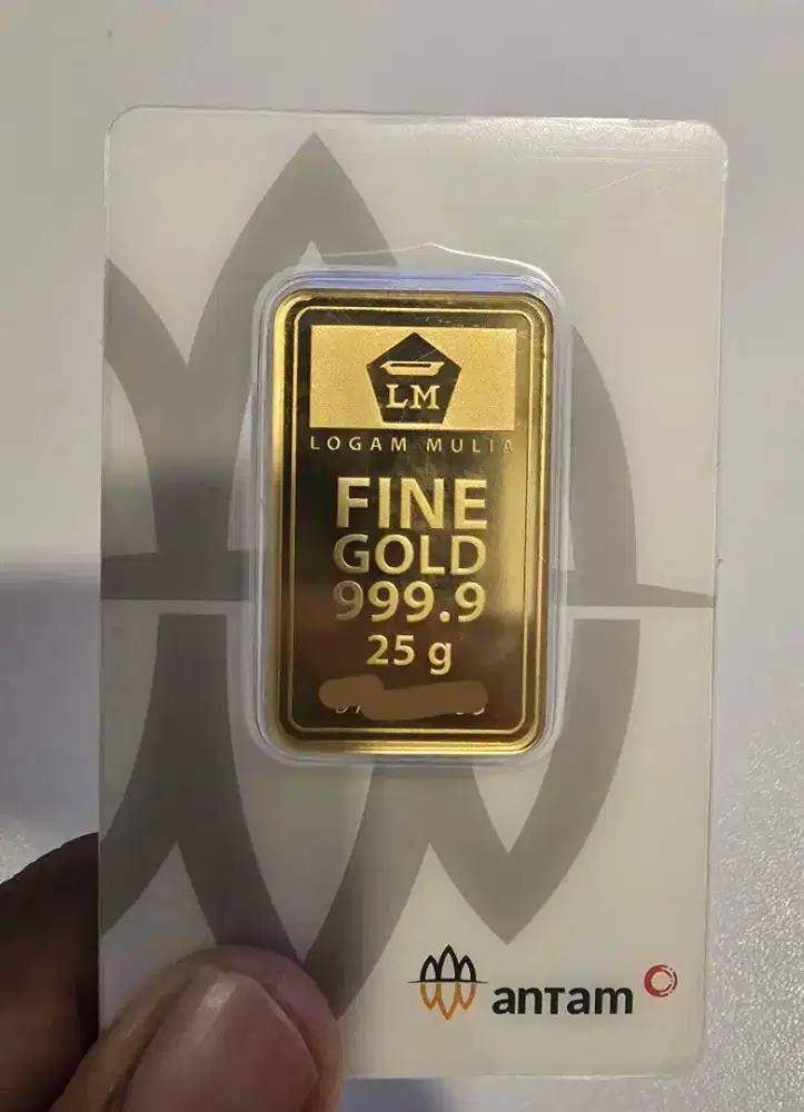 Emas LM Antam 25 gram 2024 harga nett