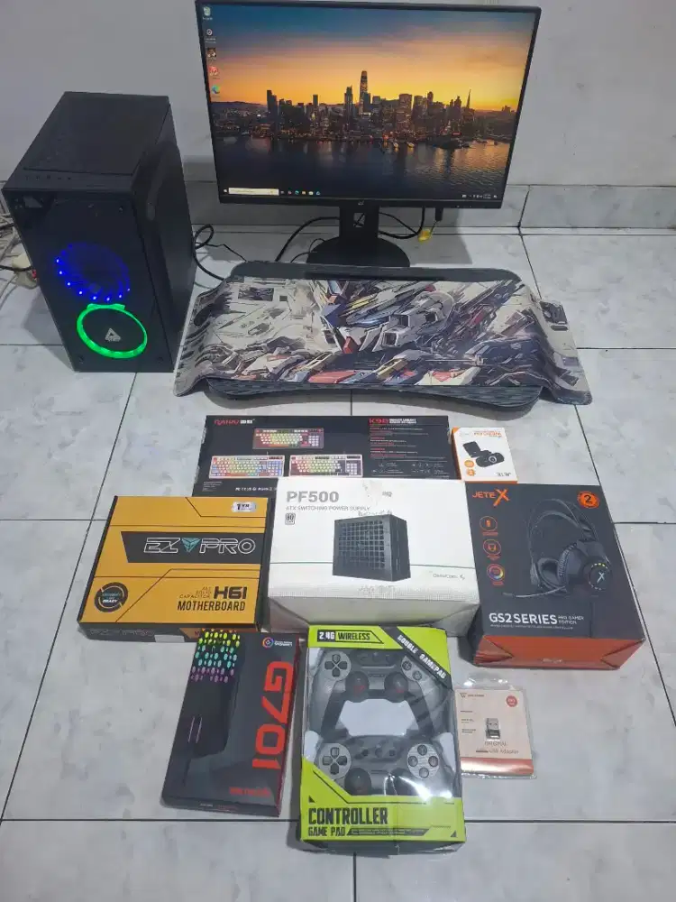 MURAH Pc Gaming Pc Fullset Pc Live Streaming Core i7 3770 Gtx 1060