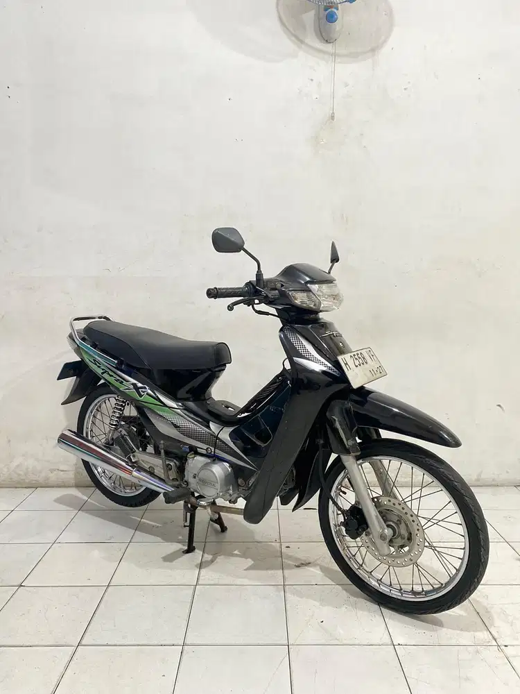 Supra x 100 hitam 2002 top orisinil
