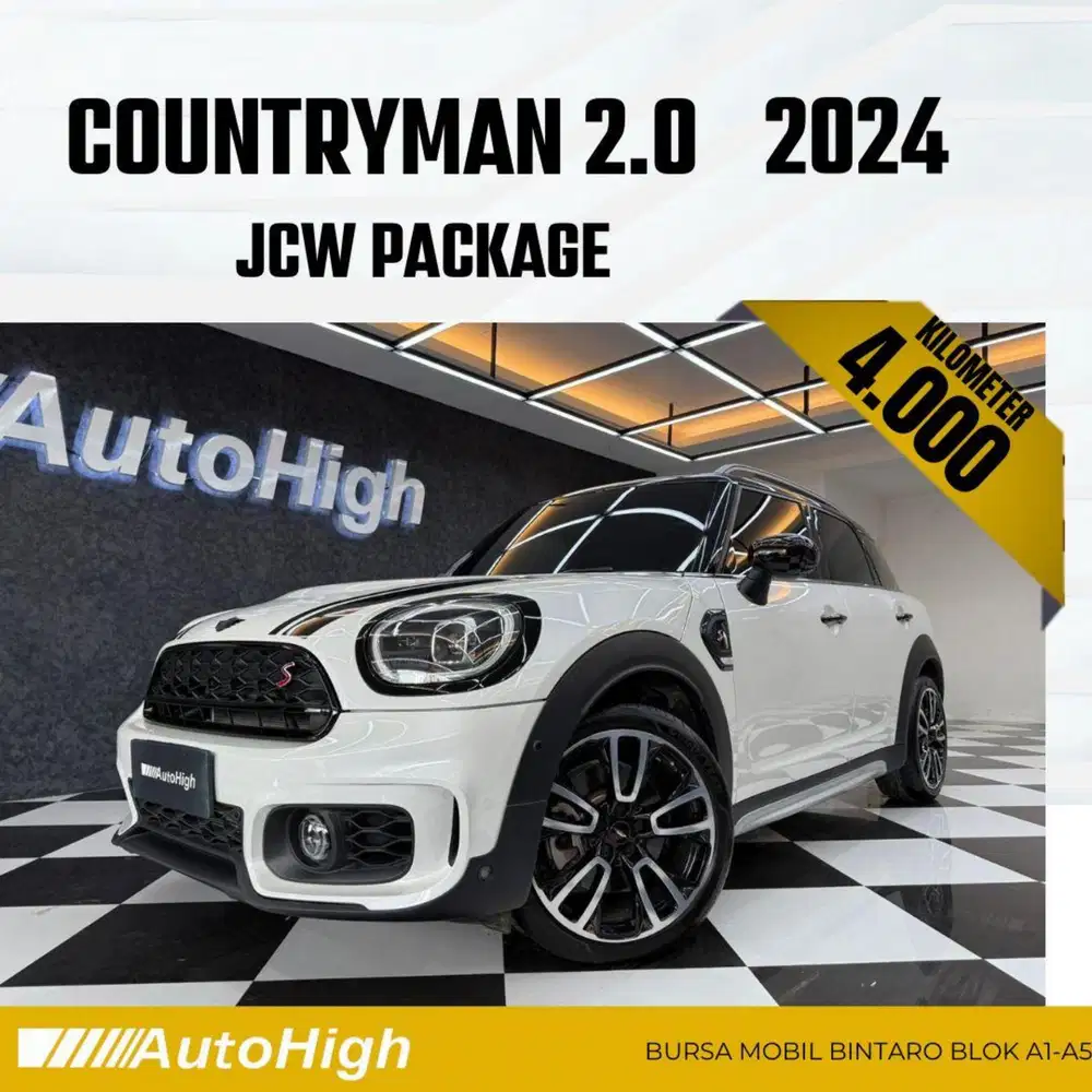 DP10% [Km4.000] Mini Cooper Countryman 2.0 S 2024 Reg 2025 #AUTOHIGH