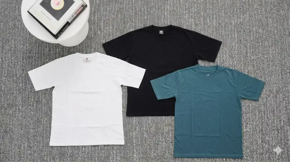 Dijual T-shirt pendek bahan Cotton Combed 20s& 24 s