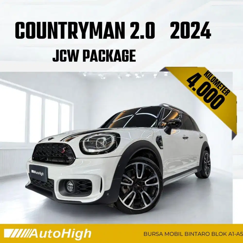 DP10% [Km4.000] Mini Cooper Countryman 2.0 S 2024 Reg 2025 #AUTOHIGH