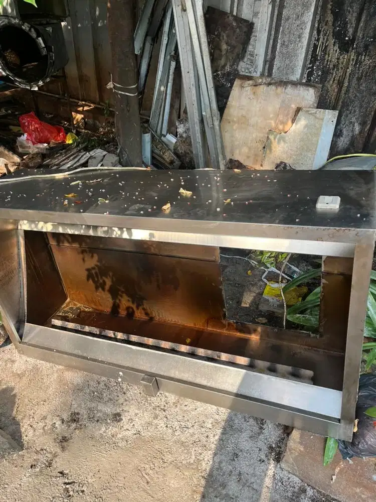 Exhaust hood dapur 2meter stainless