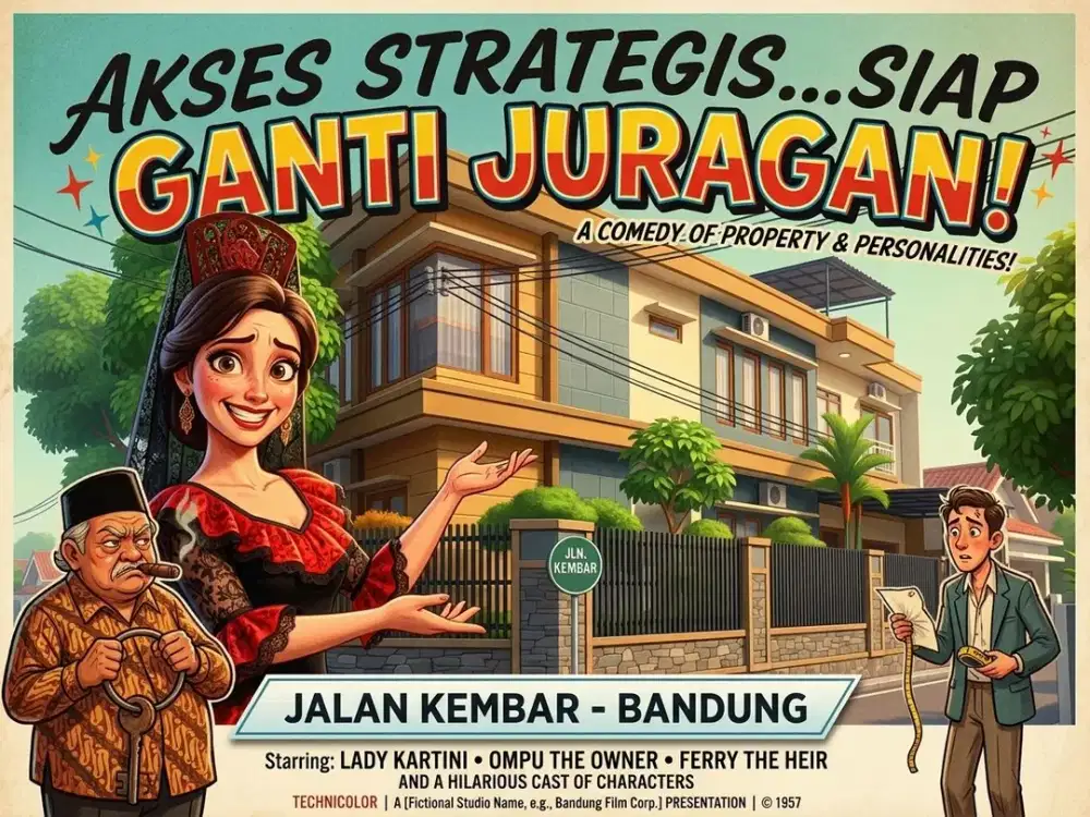 DIJUAL RUMAH DI JL. KEMBAR, BKR, REGOL, BANDUNG KOTA.