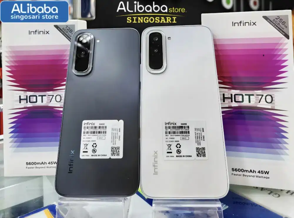 Infinix HOT 70 RAM 6+6/128GB New Garansi Resmi. Baterai Badak.