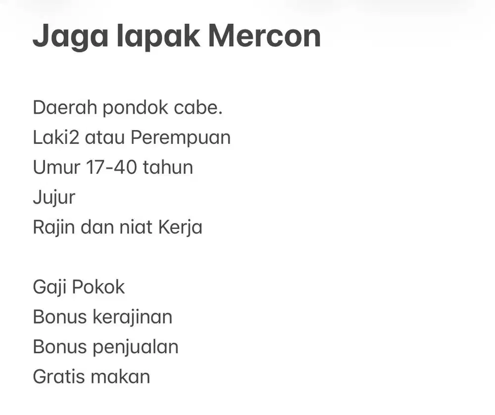 JAGA LAPAK MERCON