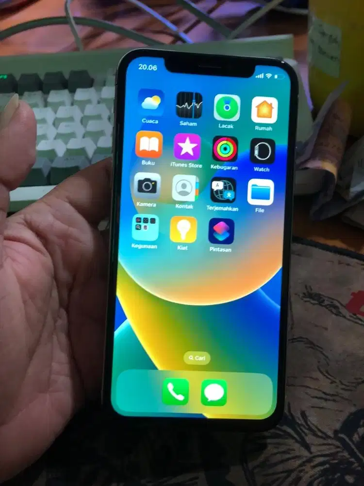 Iphone x 64gb all op aman reset
