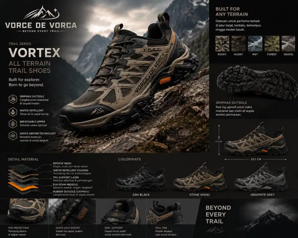 SEPATU TRAIL RUN
