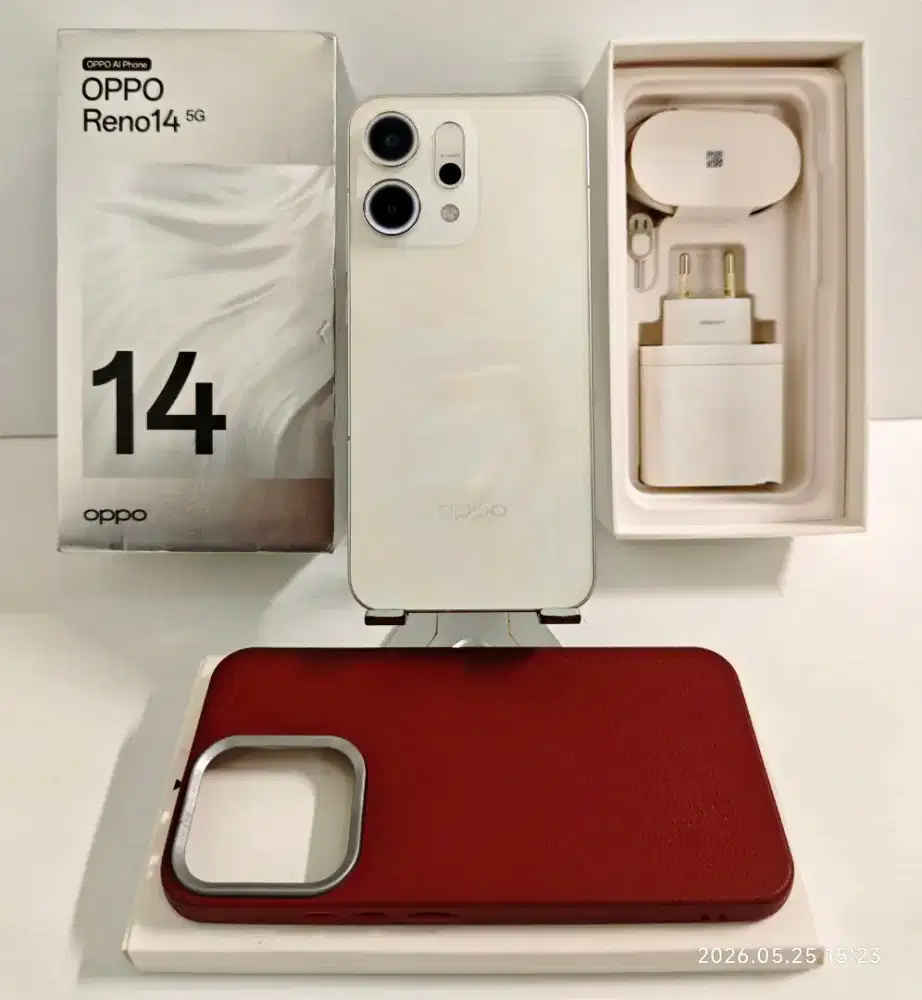 Oppo Reno 14 5G 8/256 Gb Likenew98% Garansi Resmi 30 Ags 26 bisa TT/BT