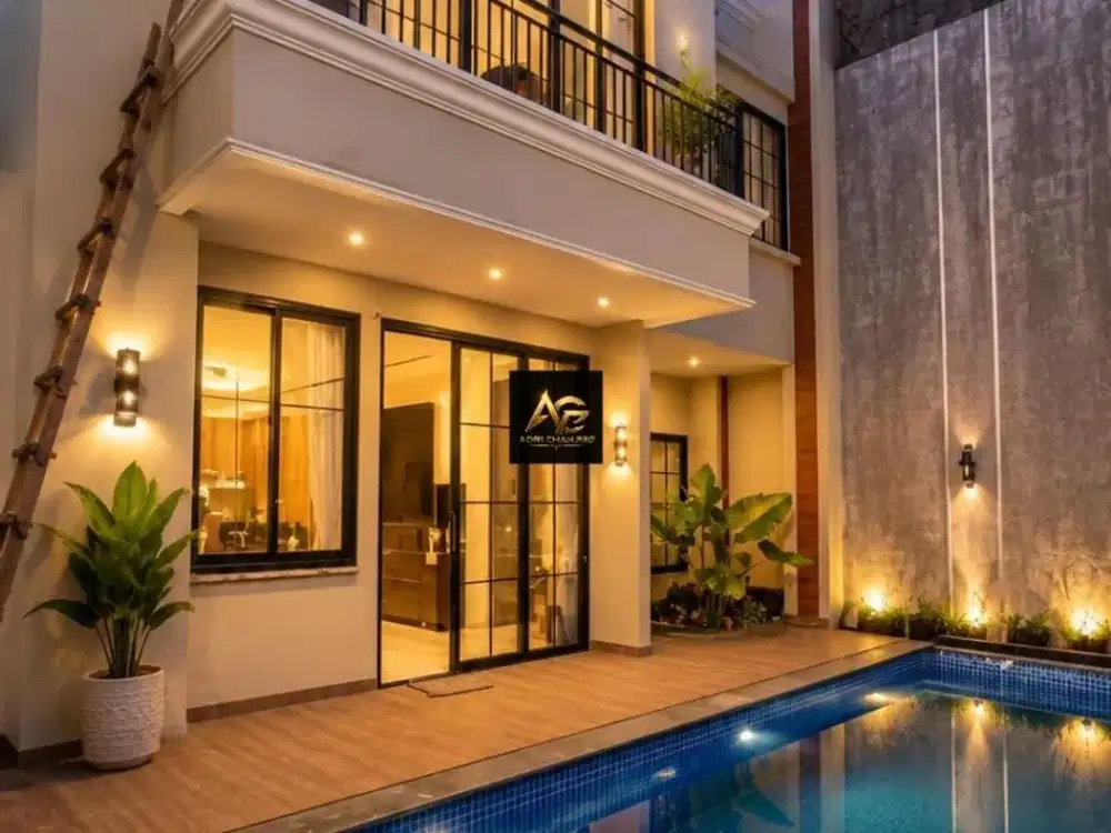 D65.Brand New House American Private Pool Cempaka Putih Jak[us