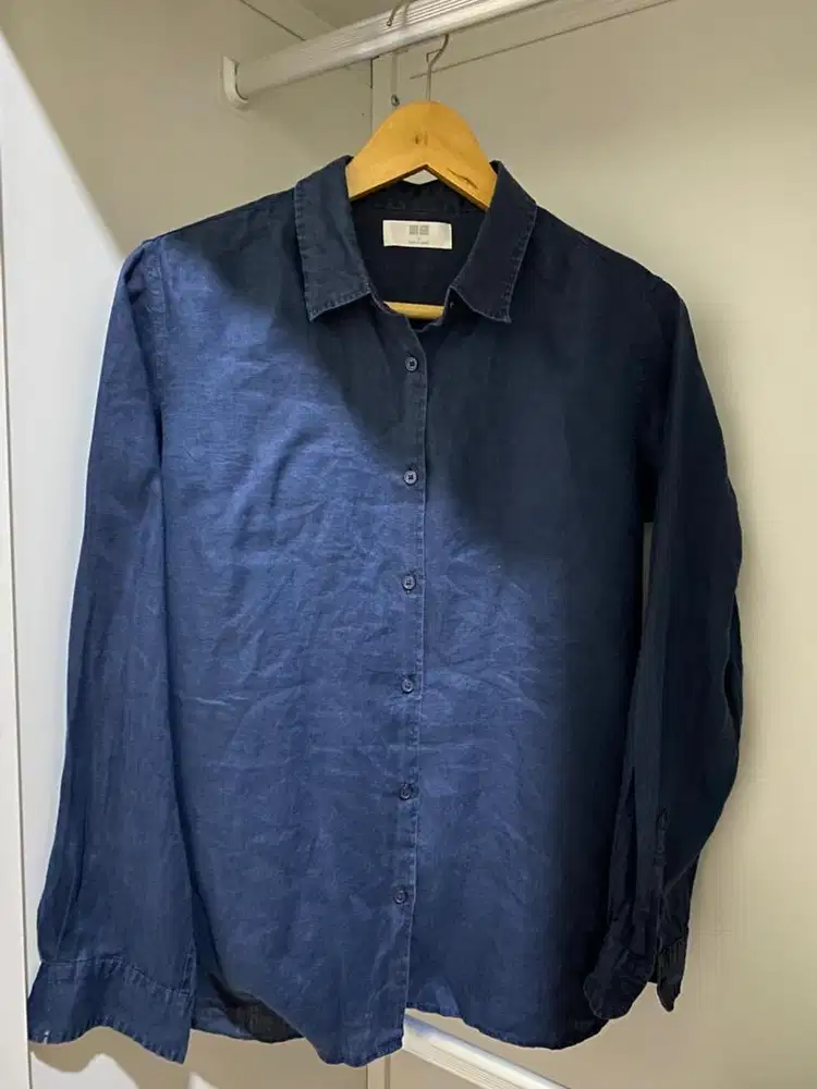 jual murah baju kemeja navy