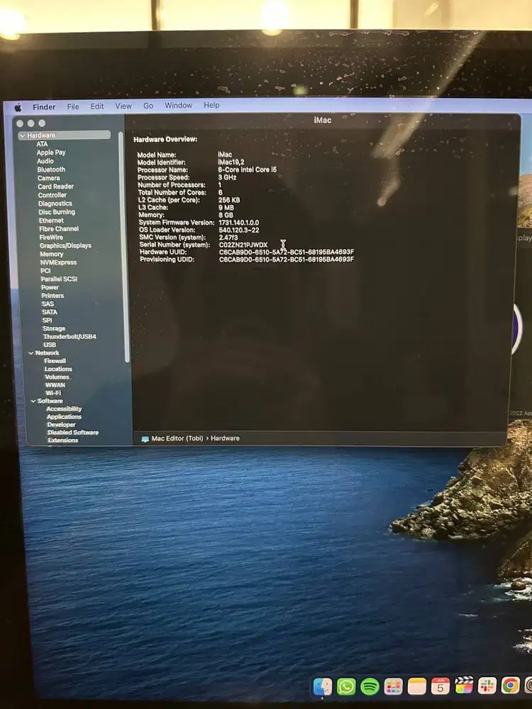 iMac 2019 21.5 Inch (Retina 4K)