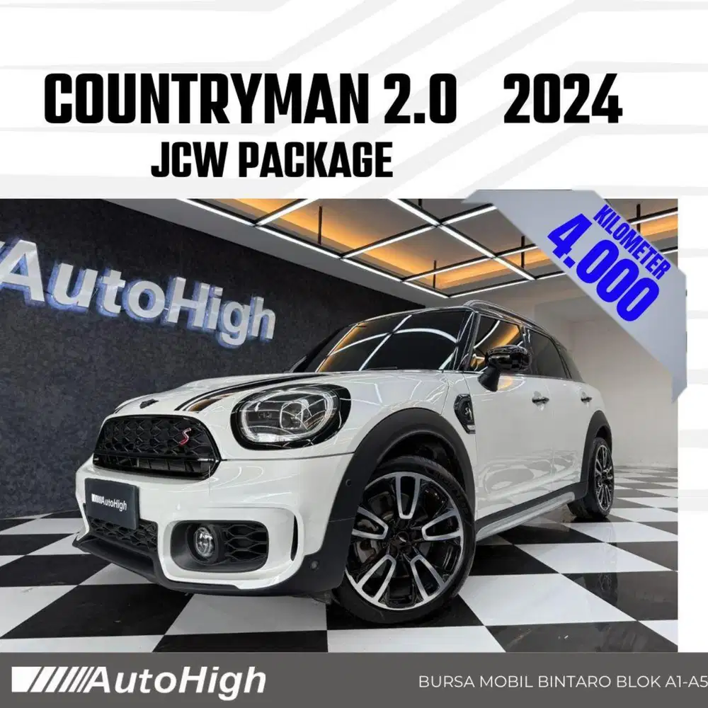 DP10% [Km4.000] Mini Cooper Countryman 2.0 S 2024 Reg 2025 #AUTOHIGH