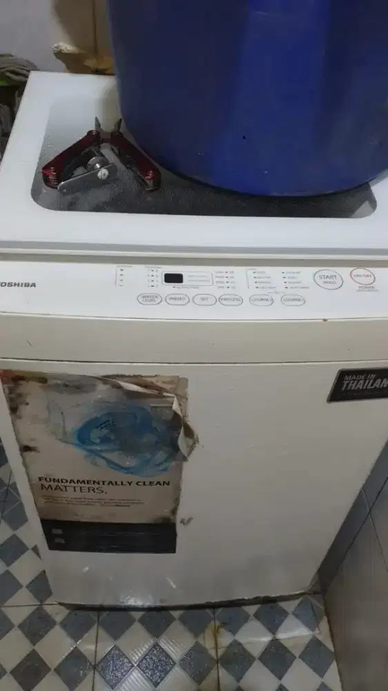 Mesin cuci 1 tabung merk toshiba
