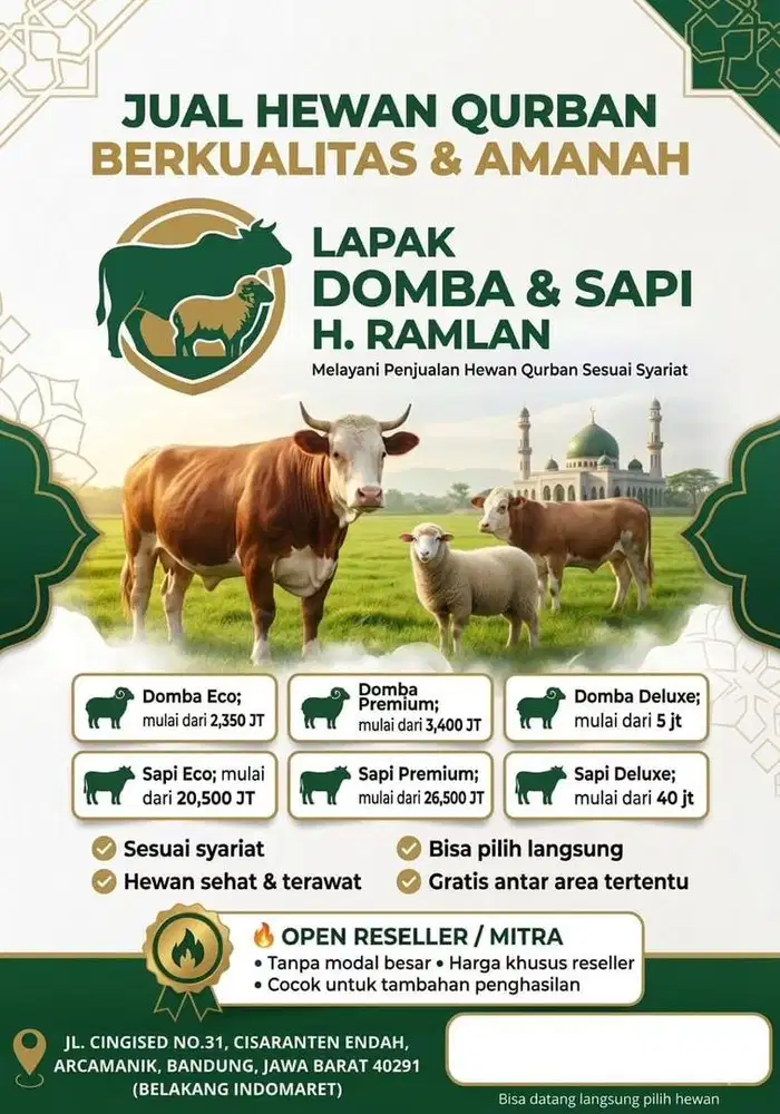 Hewan Qurban Sapi dan Kambing