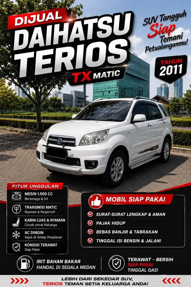 Daihatsu Terios Tx Matic 2011