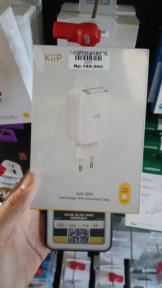 KIIP ADAPTER IB30 GAN PD 30W SET TYPE C