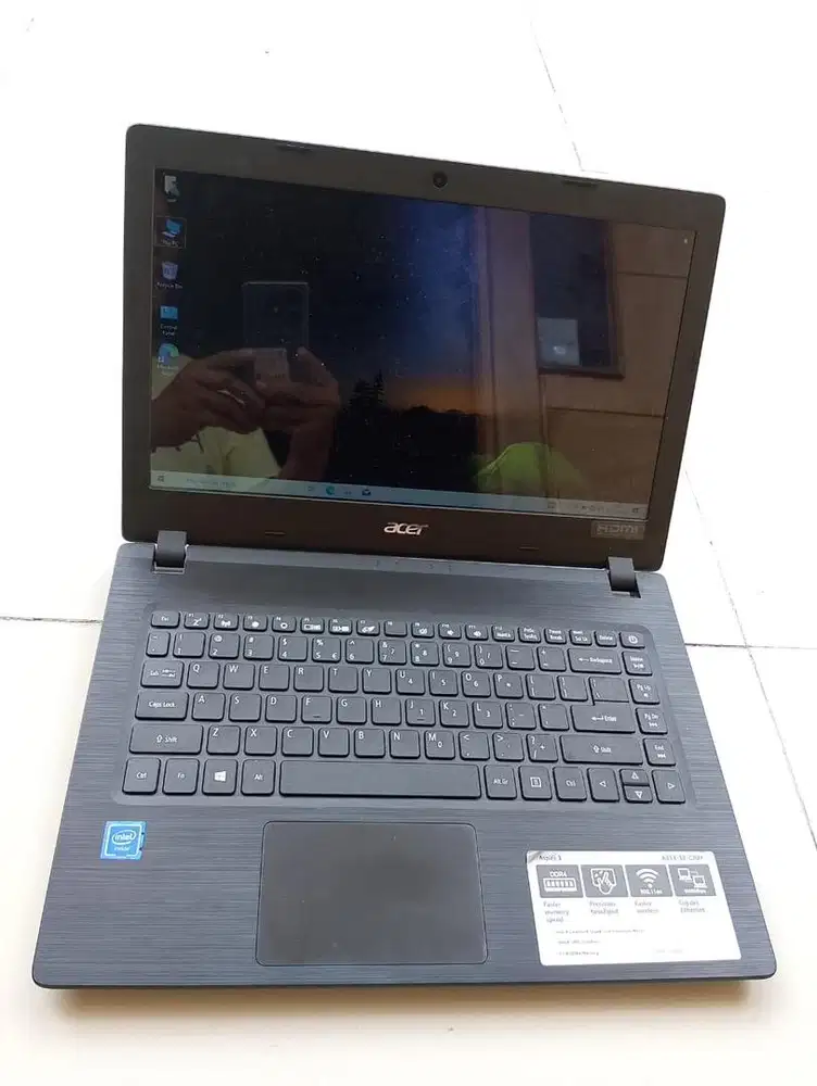Acer A314-32 Quad Core Processor N4120 Ram 4gb  Ssd 128gb 14 1.8jt