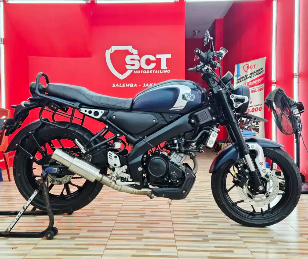 JualCpt90%LikeNew KM7Rb Modif 6Jt PjkMei27 YAMAHA XSR 2022 BLUE NAVY