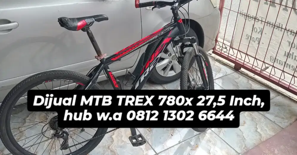 Dijual MTB TREX 780x 27,5 inch kobdisi bagus
