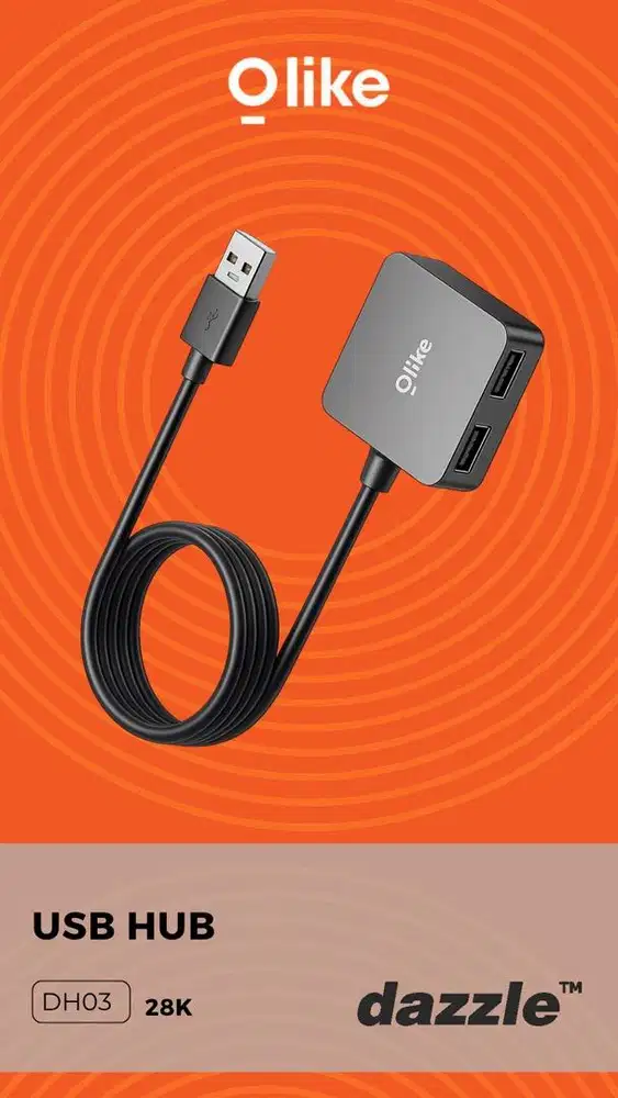 USB HUB DHU03 OLIKE GARANSI 1 TAHUN