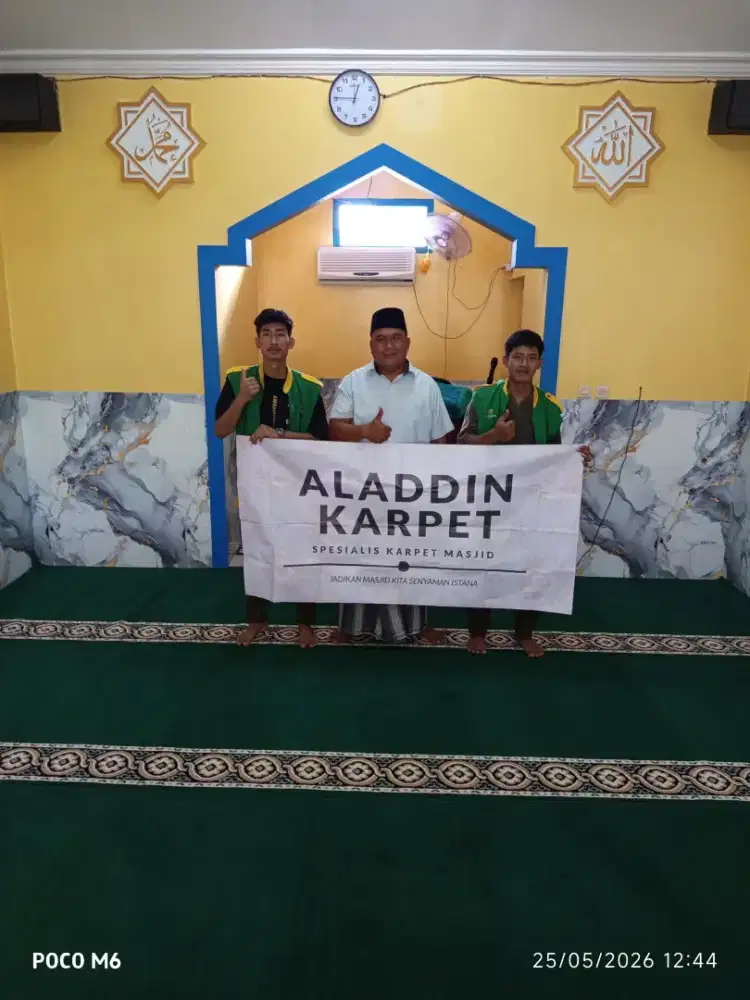 Karpet Masjid Lokal Tipe Aladdin Palace