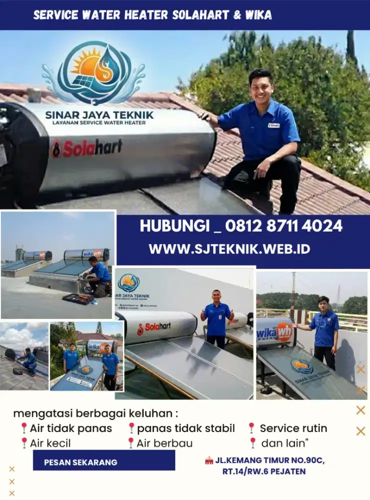 Service water heater solahart dan wika Cilandak -profesional