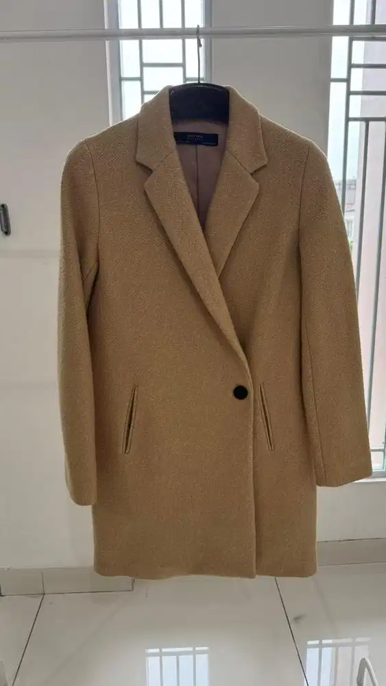Brown coat zara