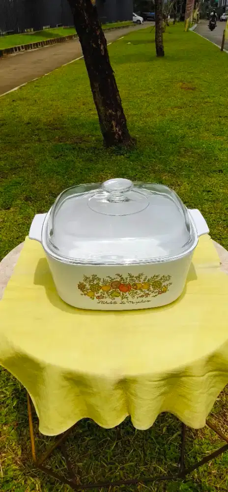 (WAJIB Transaksi Offline) Mangkok CorningWare 25Cm Made In France