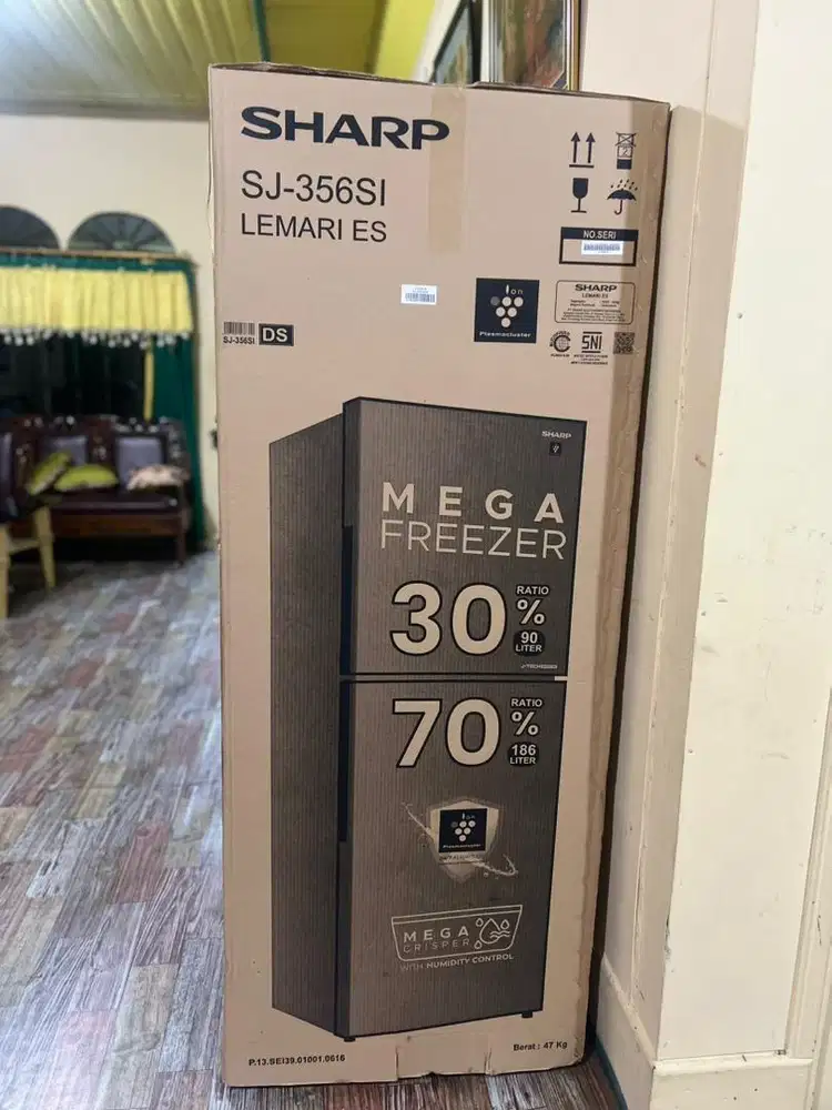 KULKAS SHARP BARU (HASIL DOORPRIZE) 2 pintu Inveter