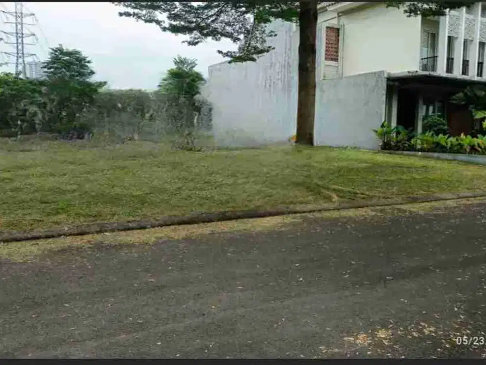 Jual Super Cepat Kavling Sutera Pelangi Hoek Di Alarm Sutera