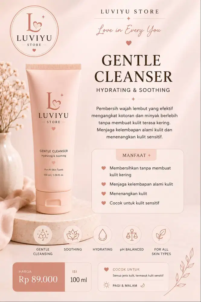 LUVIYU GENTLE CLEANSER