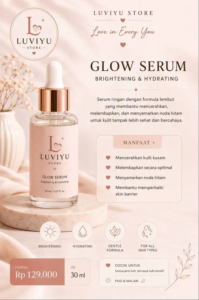 LUVIYU GLOW BRIGHTENING & HYDRATING SERUM