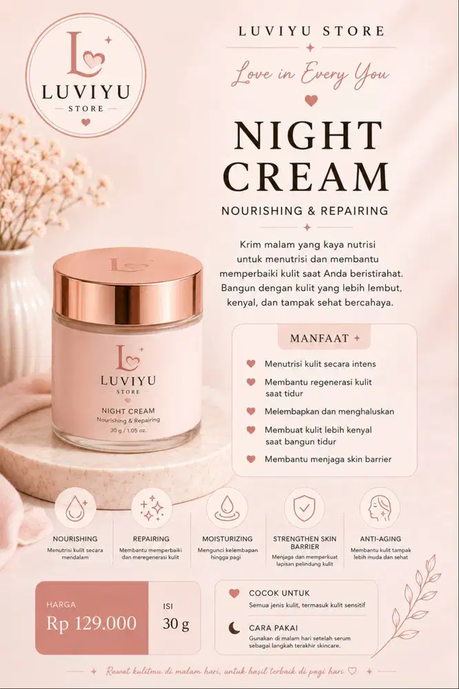 LUVIYU NIGHT CREAM
