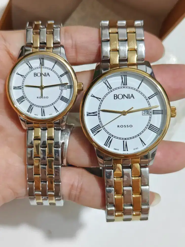 Bonia couple 10101 original bekas bagus normal semua siap pake fullset