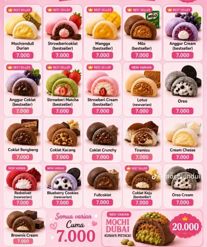 Karyawati Pembuat Mochi dan Kue Lainnya