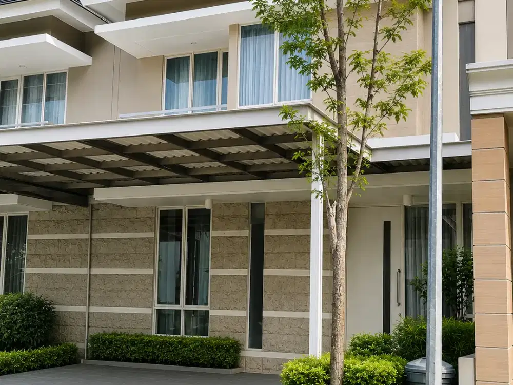 DIJUAL RUMAH GREENLAKE CITRALAND 3KT 2LT SEMI FURNISH LEBAR 8 WIYUNG