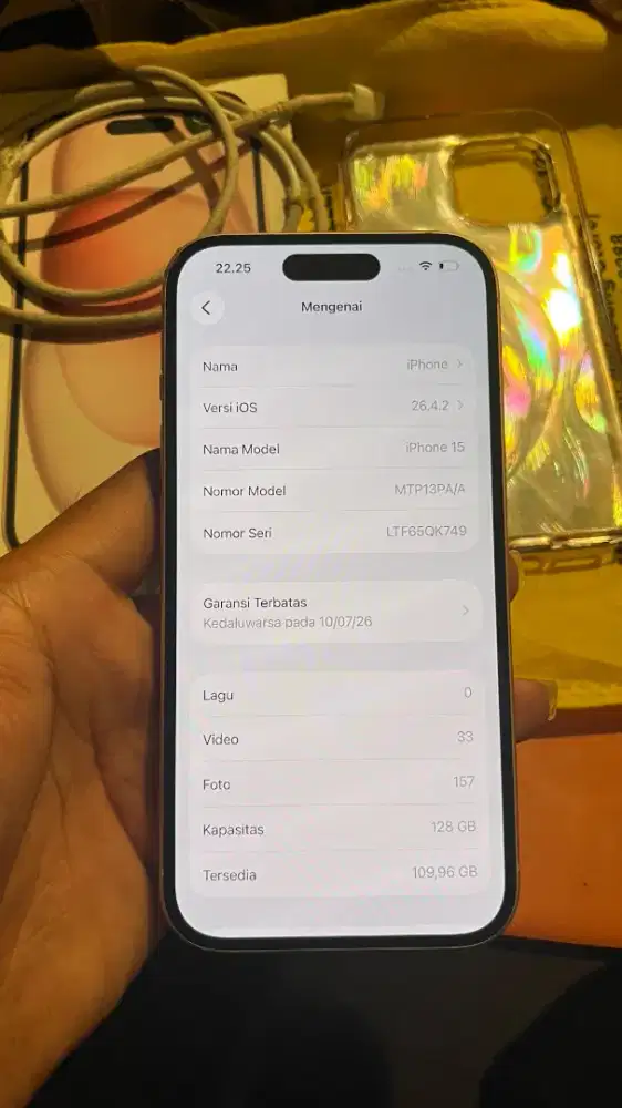 Iphone 15 basic 128 gb ibox