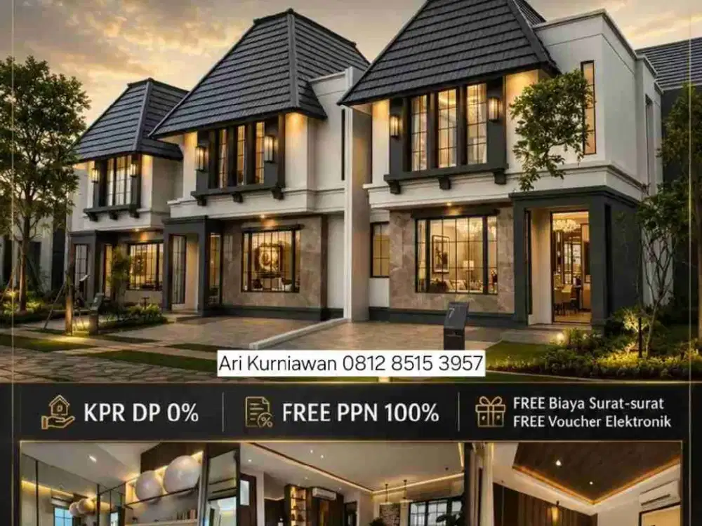 JORVIS at Citra garden serpong DP 0% rumah view danau lokasi terbaik & premium nempel BSD ! buktikan