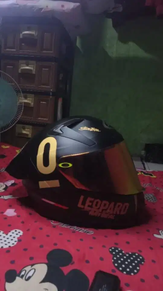 Helm Alv Leopard Helm + intercom