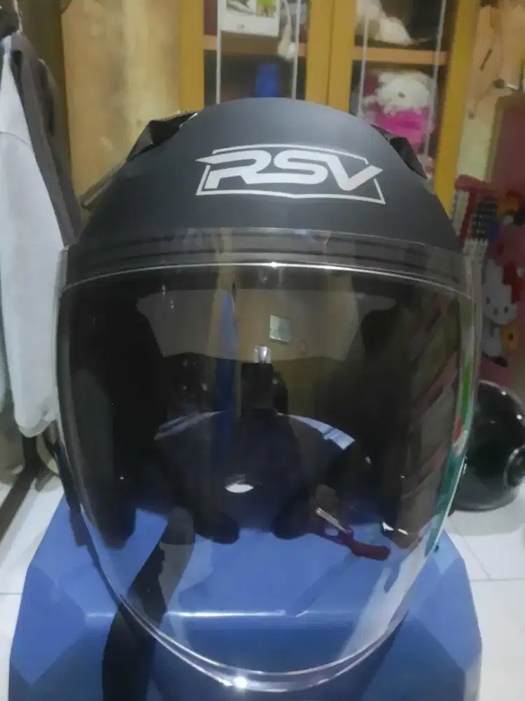 Helm rsv vs300 mulus hitam doff
