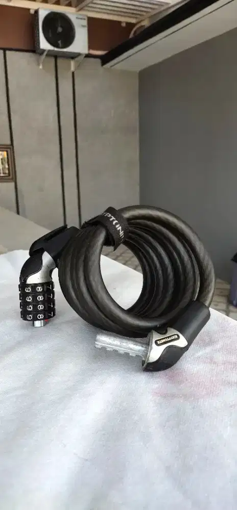(Transaksi Offline)Pengaman Sepeda Motor Merk Kryptonite 1200mm X 12mm