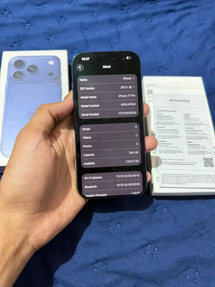IPHONE 17 pro 256 IBOX