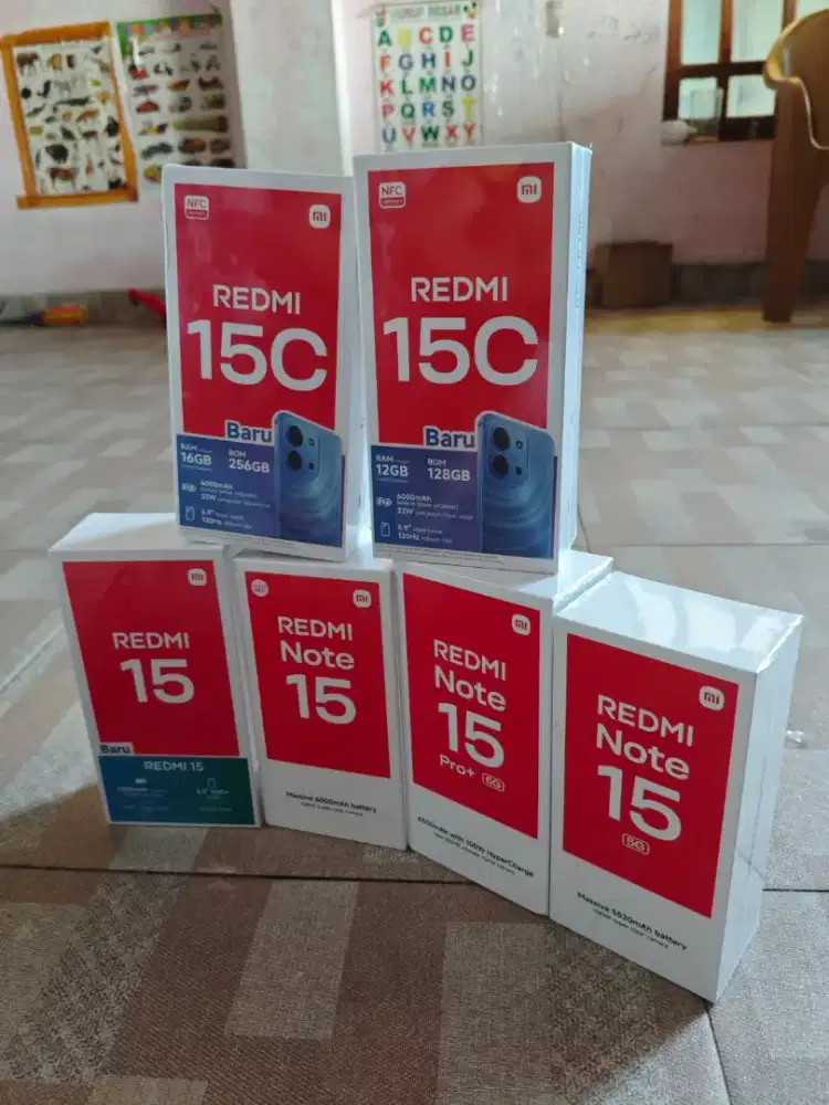 Xiaomi redmi 15 256gb ram 8gb danjg 15C termurah garansi resmi