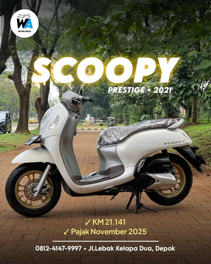 DP 700 RIBU Honda New Scoopy Prestige Tahun 2021 Cash/Kredit