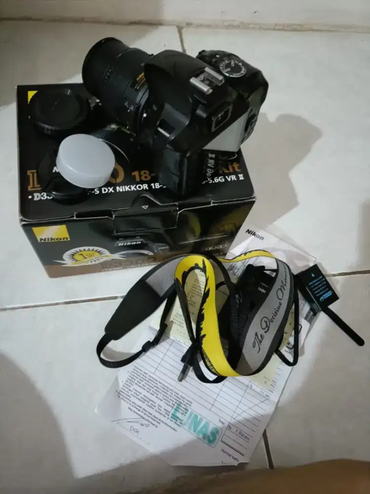 NIKON D3300 KIT 18-55MM MULUS FULSETBOX
